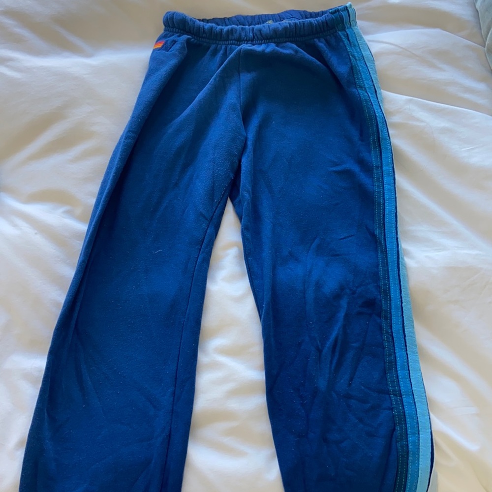 NEW Aviator Nation Sweatpants. Blue.